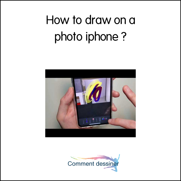 How to draw on a photo iphone